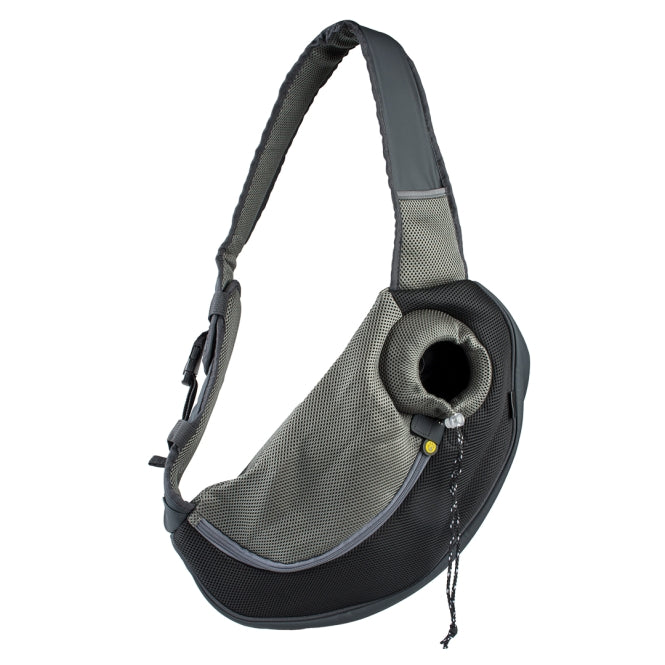 EBI Hundefrontbærer Sarah Crazy Paws - Sort - S - 25 x 15,5 x 43 cm