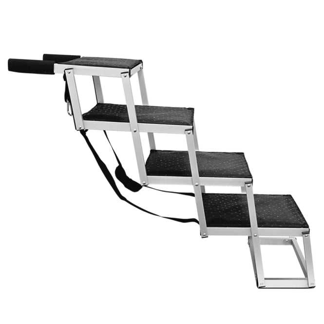 Nobby Foldetrappe i aluminium - 4 trin