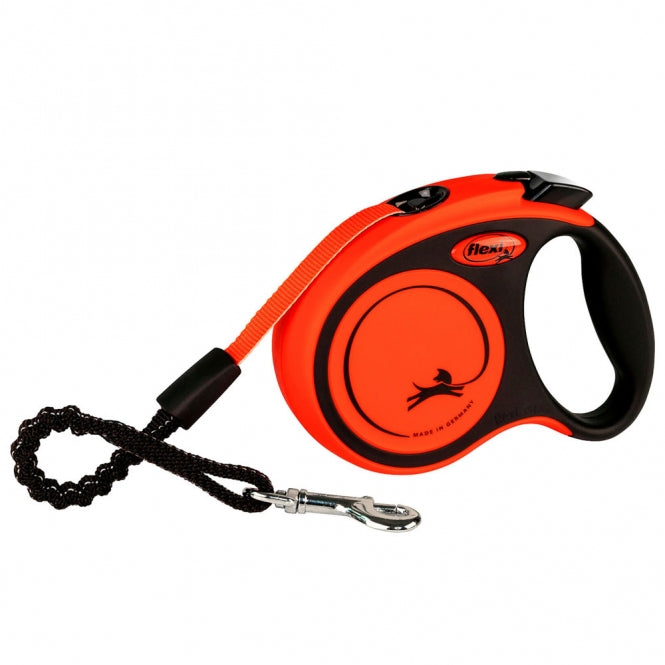 Flexi Xtreme Rulleline - Sort/Orange, 3 m