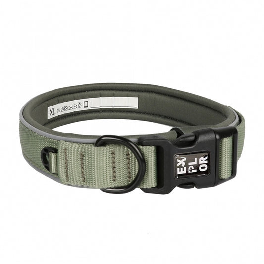 Duvoplus EXPLOR Ultimate Fit Comfy Hundehalsbånd Classic - Armégrøn