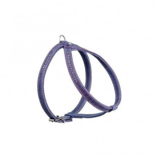 Hundesele Lavendel, Karlie Karlie Buffalo Denim Rhinsten Hundesele