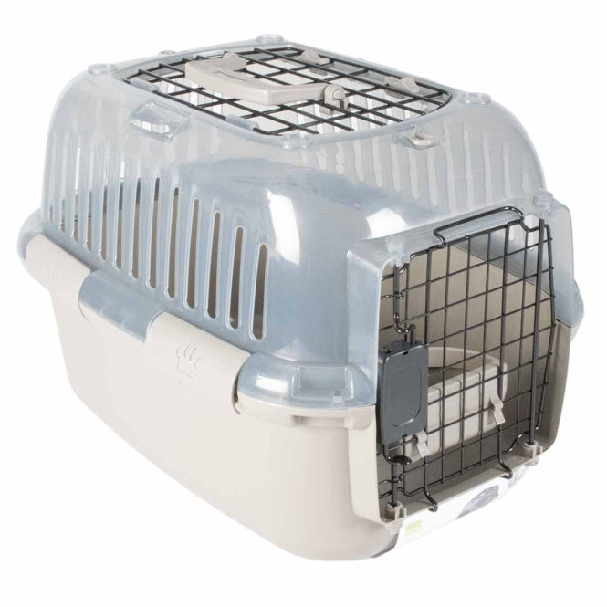 EBI Hundetransportboks Adventurer - Transparent/Grå - 49 x 32 x 32 cm
