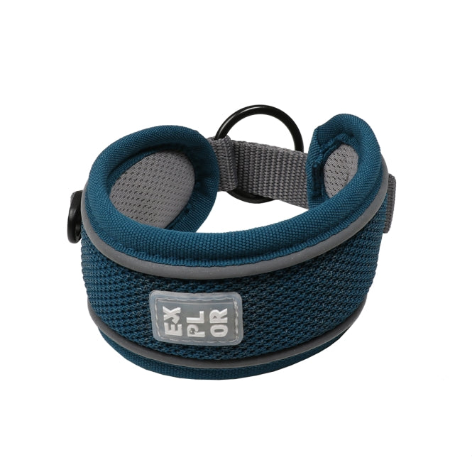 Duvoplus EXPLOR Ultimate Fit Control Hundehalsbånd Classic - Petroleumsblå