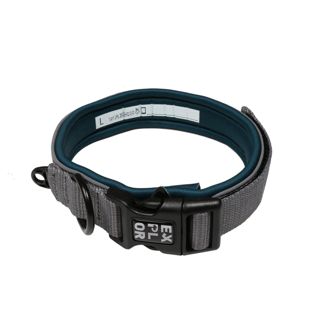 Duvoplus EXPLOR Ultimate Fit Comfy Hundehalsbånd Classic - Petroleumsblå