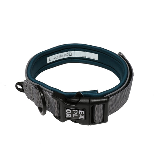 Duvoplus EXPLOR Ultimate Fit Comfy Hundehalsbånd Classic - Petroleumsblå